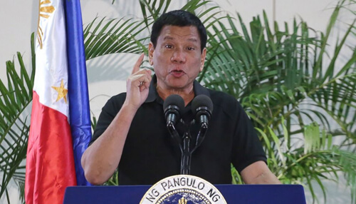 Philippines president rodrigo duterte