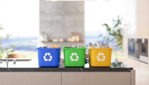 Recycle bins for homes