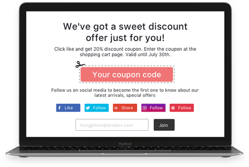 Improve checkout rates with exit-intent popup coupons