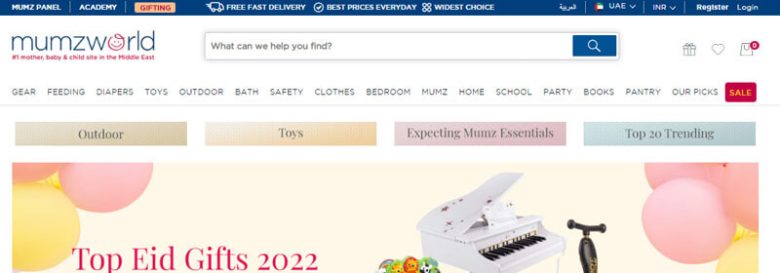 Mumzworld online shopping site