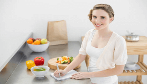 Shopping list buying grocery online