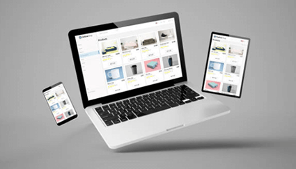 Ecommerce website design e-commerce store