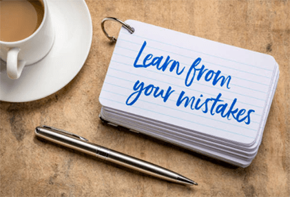 Learn from mistakes