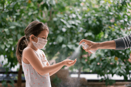 Hand hygiene and face mask use