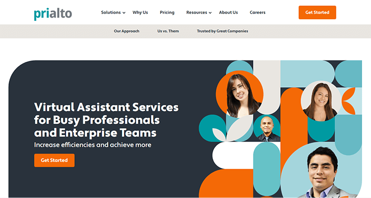 Prialto va services for small businesses
