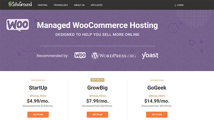 Siteground hosting company