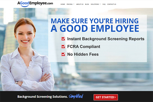 A good employee. Com background check company