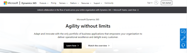 Microsoft dynamics erp software