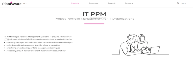 Planisware enterprise saas-based suite managing project portfolios