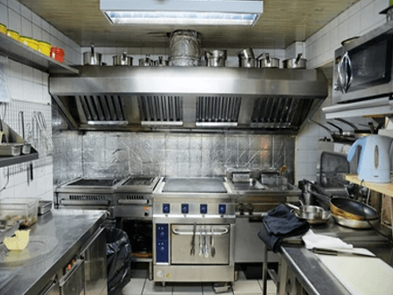 Ventilation restaurant kitchen