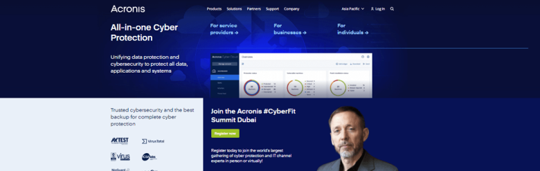 Acronis cyber protect home office active disk