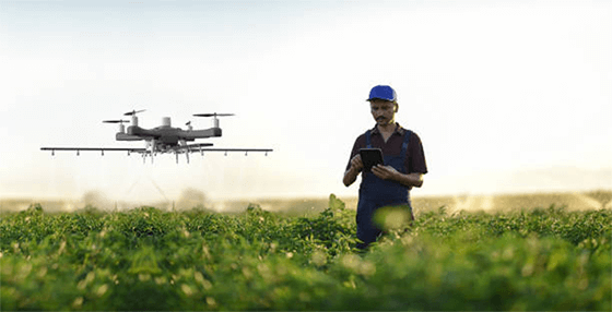 Agricultural services drone service