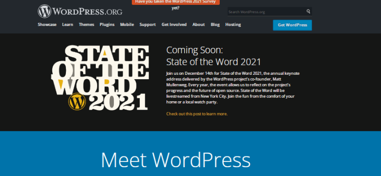 Wordpress. Org content management system