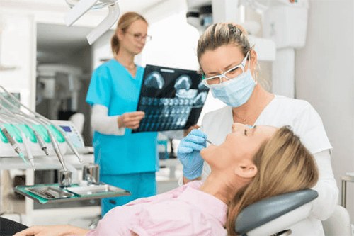 Visit the dentist broken tooth