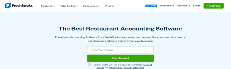 Freshbooks accounting software for restaurants