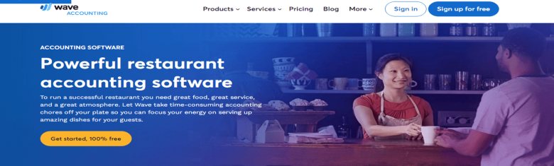 Wave accounting software for restaurant