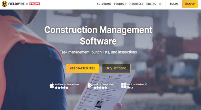 Fieldwire project management software for builders