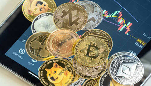 Popularity of cryptocurrency traditional currencies