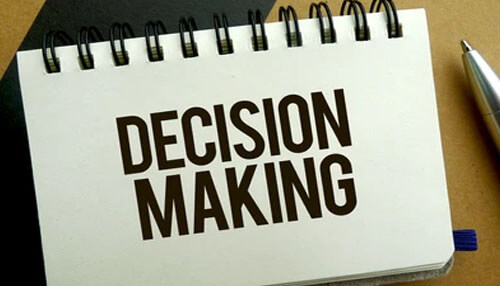 Decision making zero based budgeting