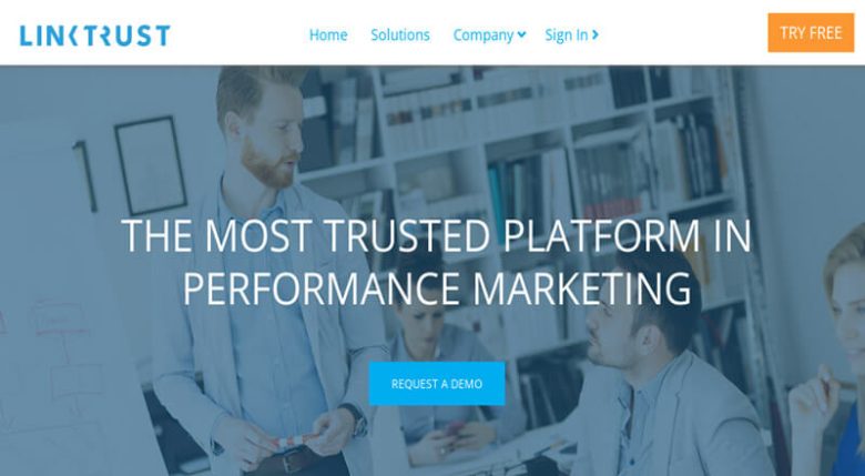 Linktrust affiliate marketing tool