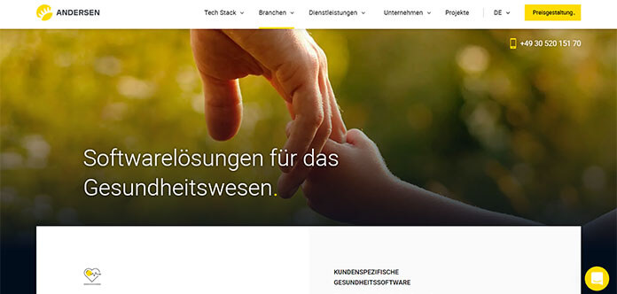 Healthcare Software Development Companies in Germany: Andersen