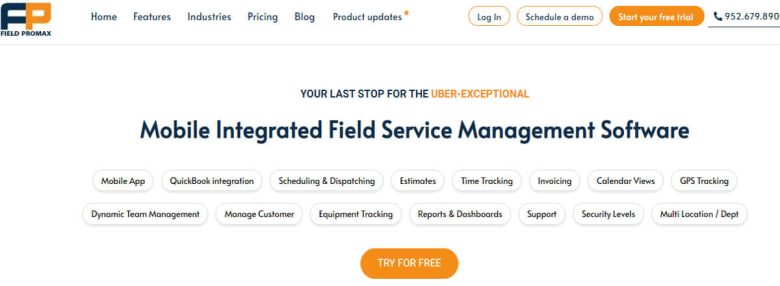 Field promax field service management