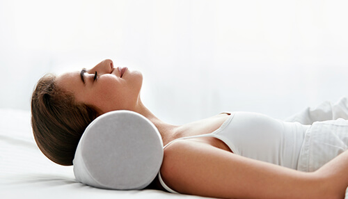 Promotes better sleep buckwheat neck roll pillow