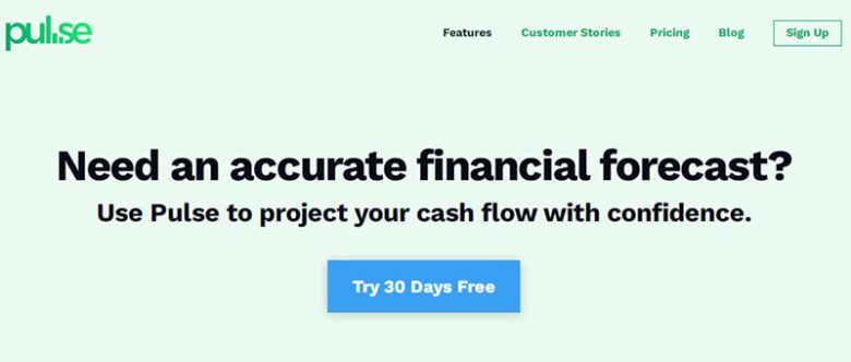 Pulse reliable and best quality cash flow management software loan payments
