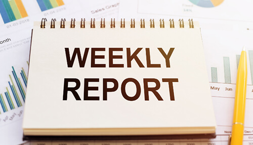 Weekly reports online presence