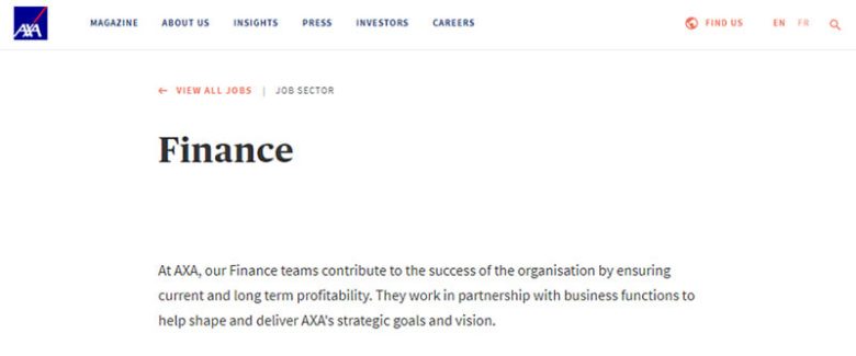 Axa finance companies