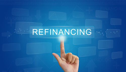 How does refinancing work debt payments