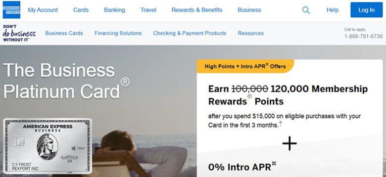 American express open business platinum card airfare booked via amex travel