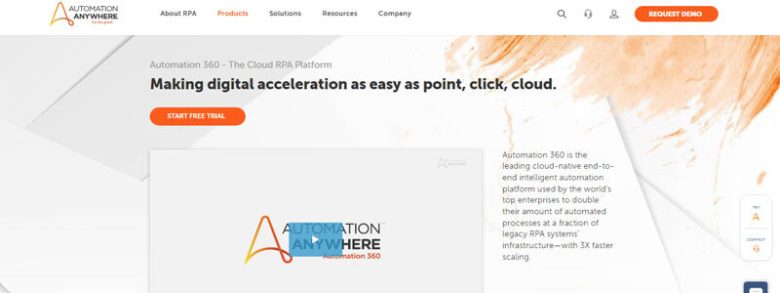 Automation anywhere robotic process automation system
