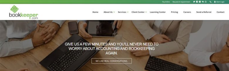 Bookkeeper online bookkeeping services