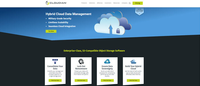 Cloudian data storage companies