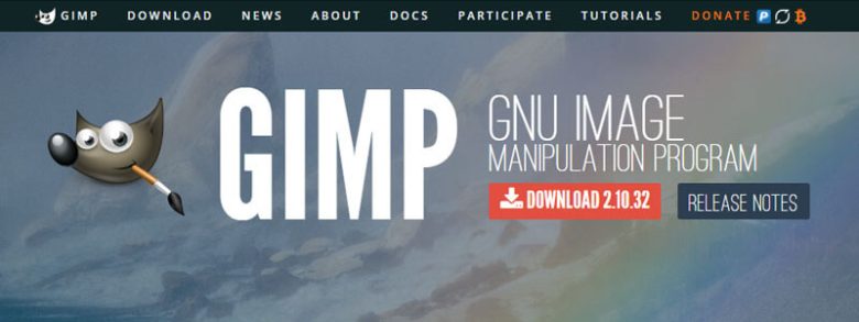Gimp graphic designing software