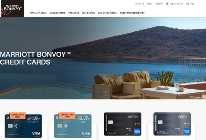 Marriott bonvoy amex card credit cards