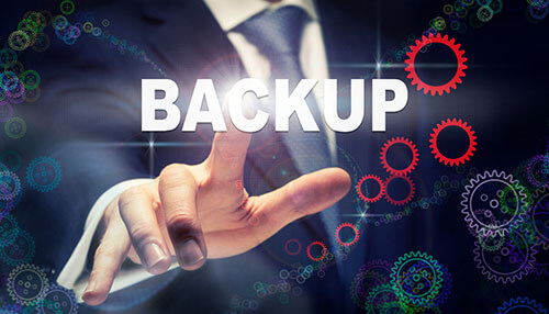 Backup strategy manage projects