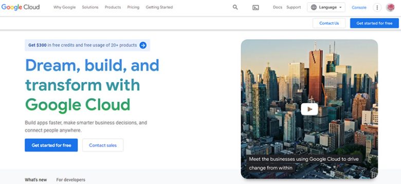 Google cloud platform cloud computing service