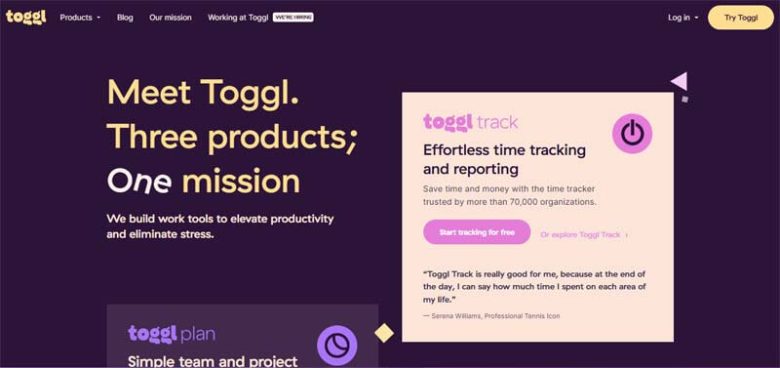 Toggl brainstorming tools
