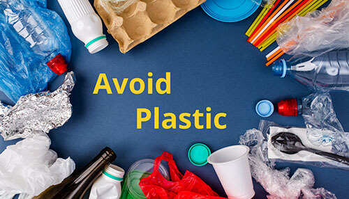 Avoid single use plastic eco-friendly