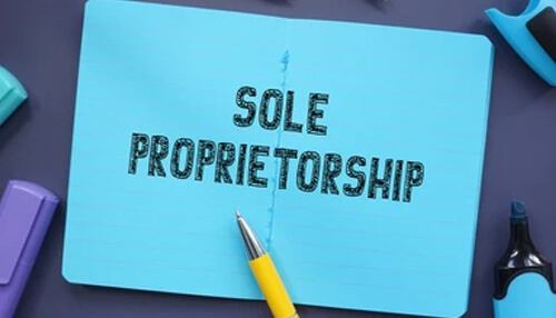 Sole proprietorship business entity