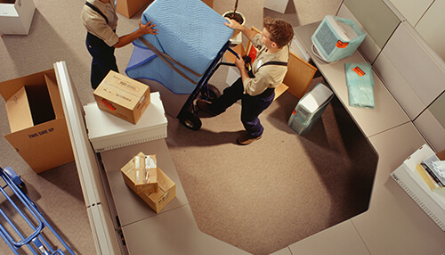 Use of modern equipment office relocation services