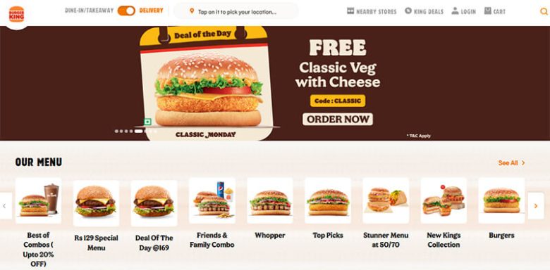 Burger king fast food companies