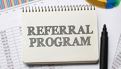 Create a referral program online presence