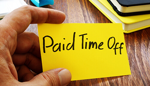 Alternative types of the paid time off financial liability