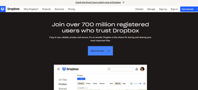 Dropbox content collaboration platforms