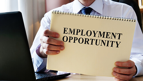Employment opportunities financial market
