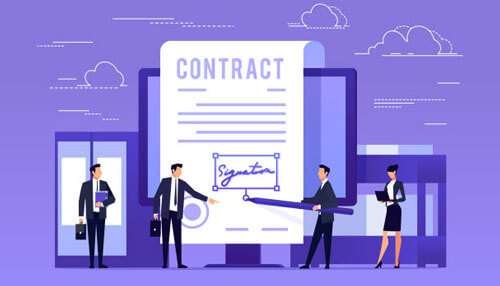 Making the contract signatures a seamless and easy process