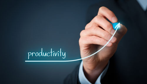 Increased productivity contact center